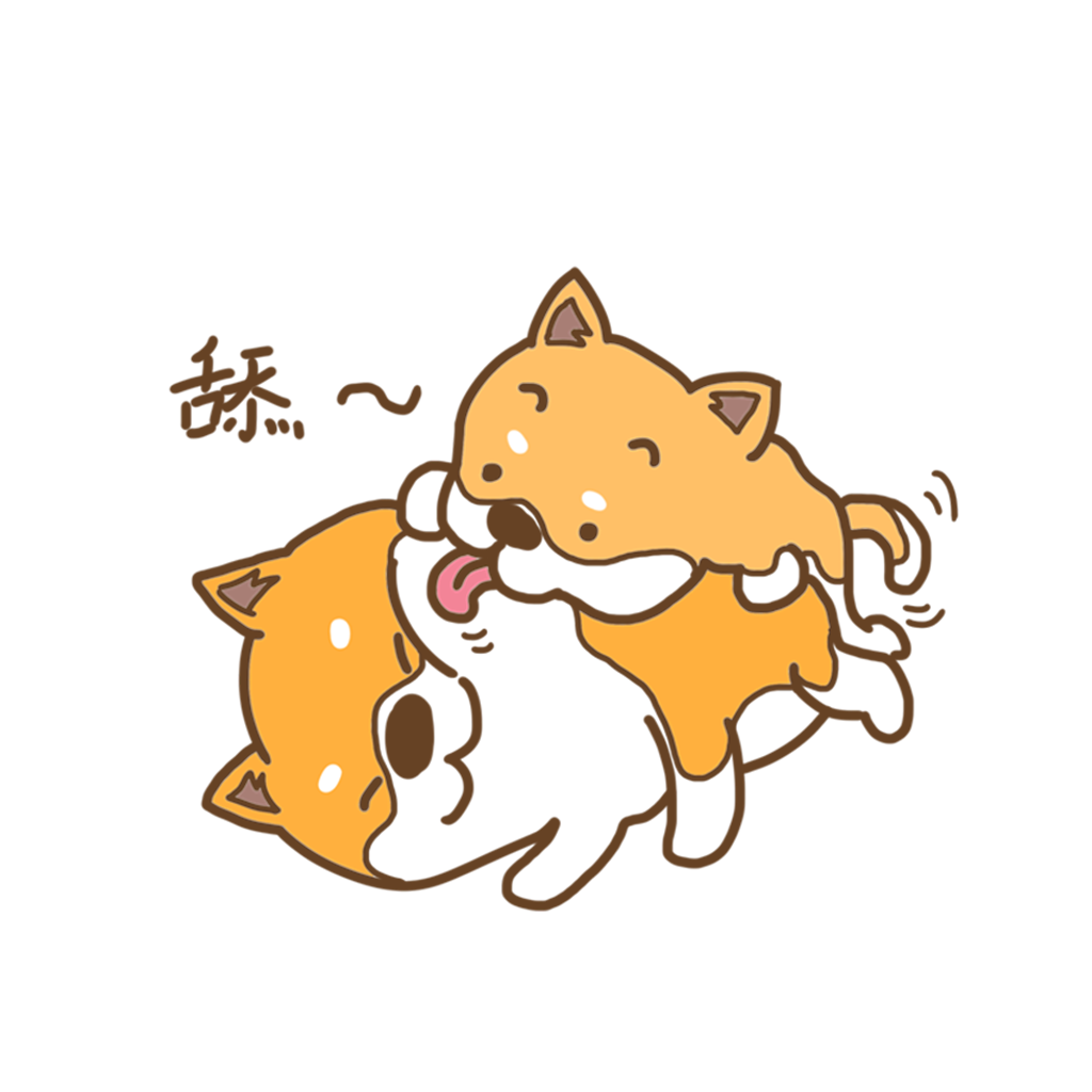 有只柴犬叫菠萝 messages sticker-1