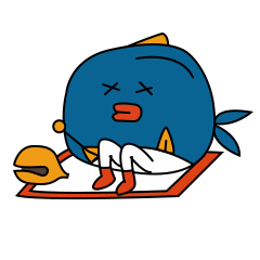 Dazed little fish messages sticker-4