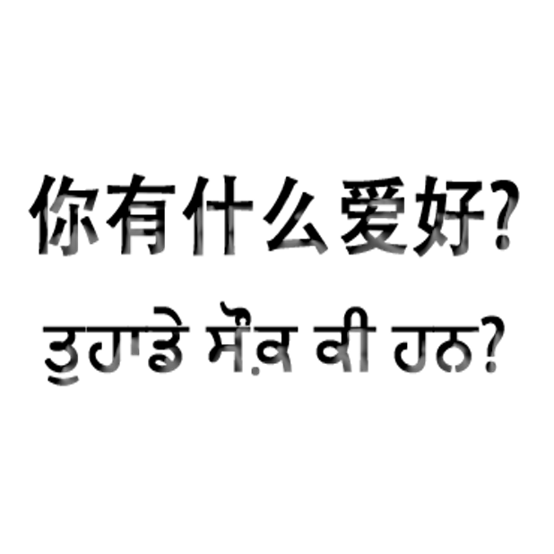 Punjabi Chinese messages sticker-9