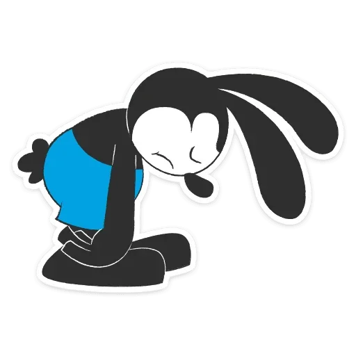 黑兔先生 messages sticker-1