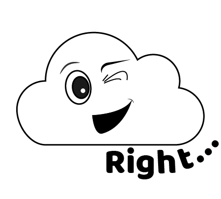 Cute Clouds messages sticker-0