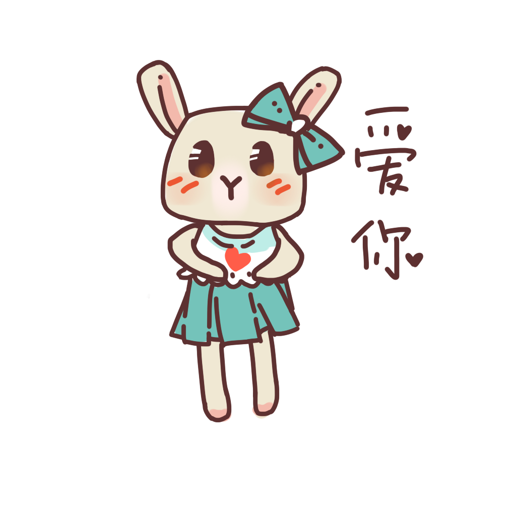 可愛仙女兔 messages sticker-2