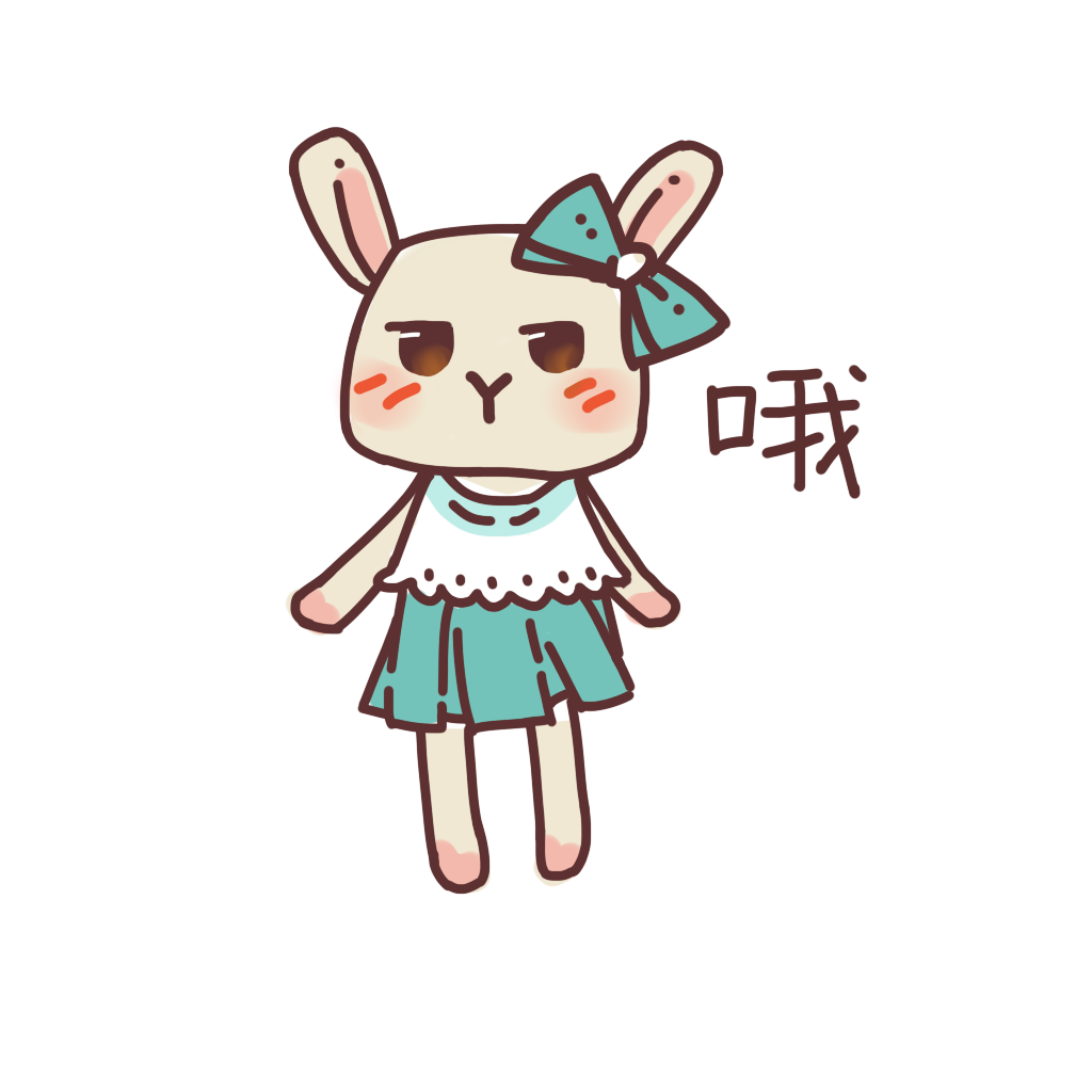 可愛仙女兔 messages sticker-9