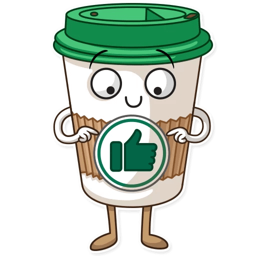 Coffee with Donut Stickers messages sticker-2