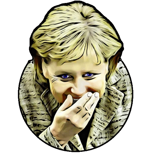 Angela Merkel Stickers Pack messages sticker-10