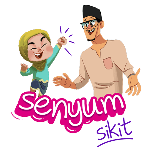 Senyum Sikit messages sticker-2