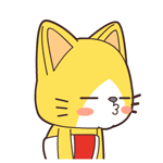 俏皮小黄猫 messages sticker-11
