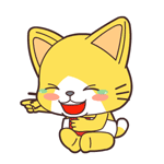 俏皮小黄猫 messages sticker-2