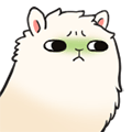 调皮的羊驼驼 messages sticker-0