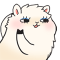 调皮的羊驼驼 messages sticker-1
