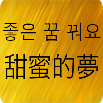 Chinese Korean messages sticker-8