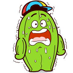 仙人掌和小鸡的故事 messages sticker-8