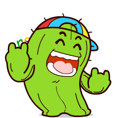 仙人掌和小鸡的故事 messages sticker-7
