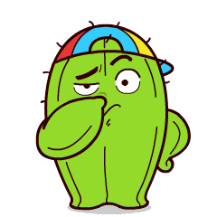 仙人掌和小鸡的故事 messages sticker-2