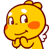 Cute yellow cubby dragon messages sticker-4
