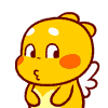 Cute yellow cubby dragon messages sticker-1