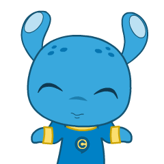 BlueAlienEmoji messages sticker-1