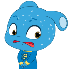 BlueAlienEmoji messages sticker-4