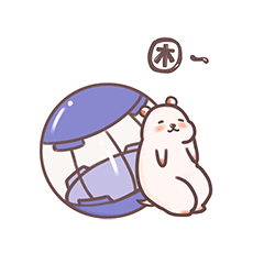 Fat Hamster And Black Cat messages sticker-0