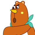 大熊哥趣味表情 messages sticker-6