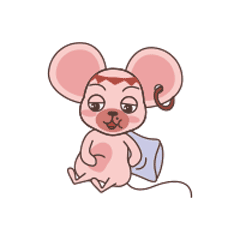 可爱老鼠EMOJI messages sticker-7