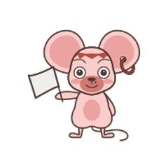 可爱老鼠EMOJI messages sticker-5