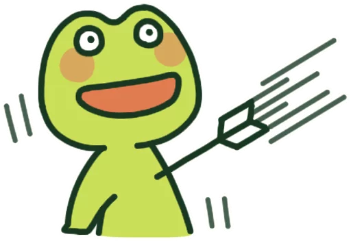 GreenFrogSHOW messages sticker-8