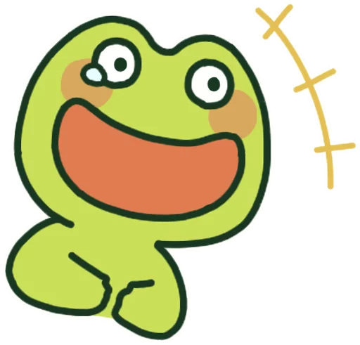 GreenFrogSHOW messages sticker-4