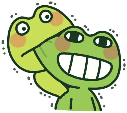 GreenFrogSHOW messages sticker-0