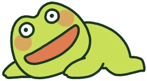 GreenFrogSHOW messages sticker-9