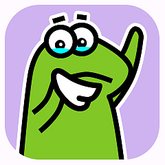 受气包蛙先生 messages sticker-5