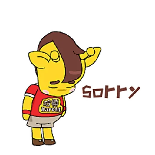 奔跑吧小黄长颈鹿 messages sticker-5