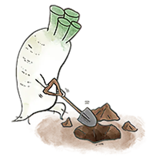 A Radish With Ideals messages sticker-0