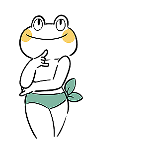 Green trousers frog messages sticker-9