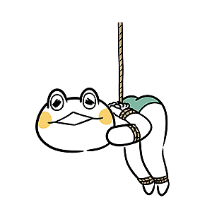Green trousers frog messages sticker-3