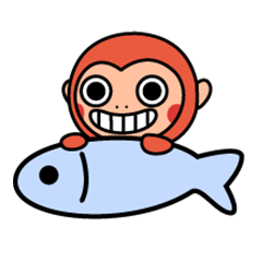 Funny naughty monkey messages sticker-6