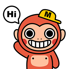 Funny naughty monkey messages sticker-0