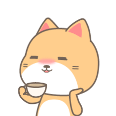 Shiba Inu's happy life messages sticker-1