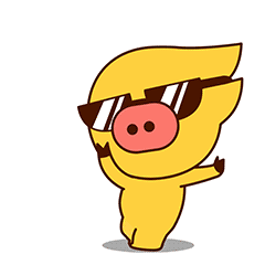 Big nose pig messages sticker-0
