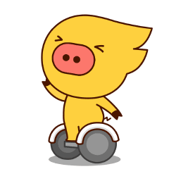 Big nose pig messages sticker-4