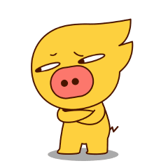 Big nose pig messages sticker-8