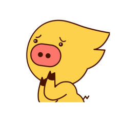 Big nose pig messages sticker-6