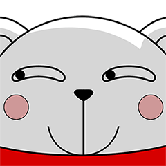 Cute DaBai messages sticker-0