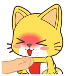 Gatto giallo messages sticker-5