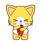 Gatto giallo messages sticker-0