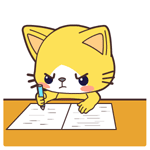 Gatto giallo messages sticker-2