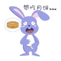同乐助手-中秋兔子 messages sticker-3