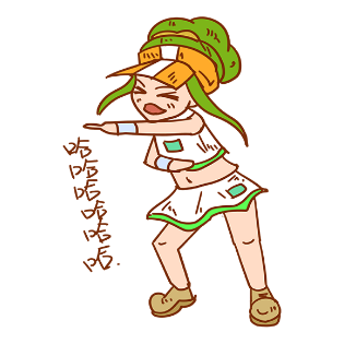 网球女孩贴图 messages sticker-1