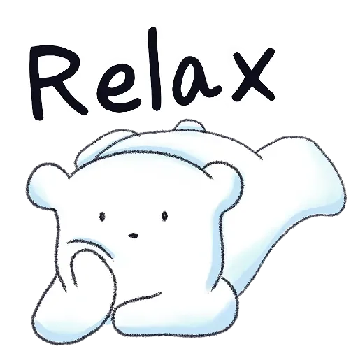 Cute Little White Ying messages sticker-0