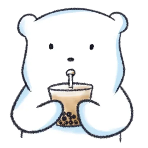 Cute Little White Ying messages sticker-1